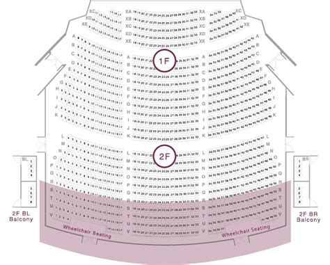 Kuss Auditorium Seating Chart | Elcho Table