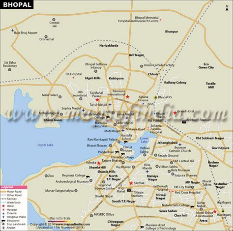 City Map of Bhopal | Bhopal, Map, Tourist map