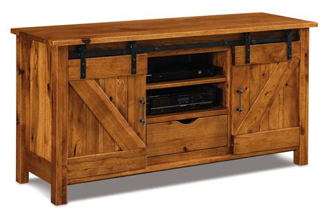 Timbra TV Stand | Amish Solid Wood TV Stands | Kvadro Furniture