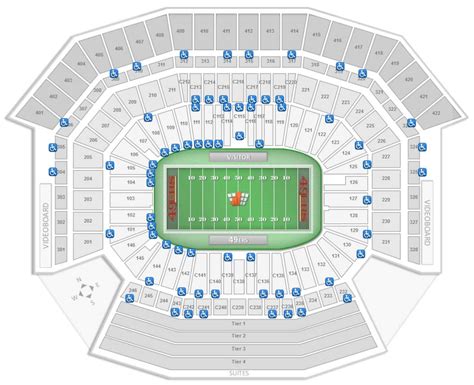 Levi S Stadium Seating Chart With Row Numbers | Cabinets Matttroy