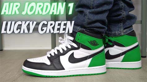 Is The Air Jordan 1 Dead?? Air Jordan 1 Lucky Green On Foot - YouTube