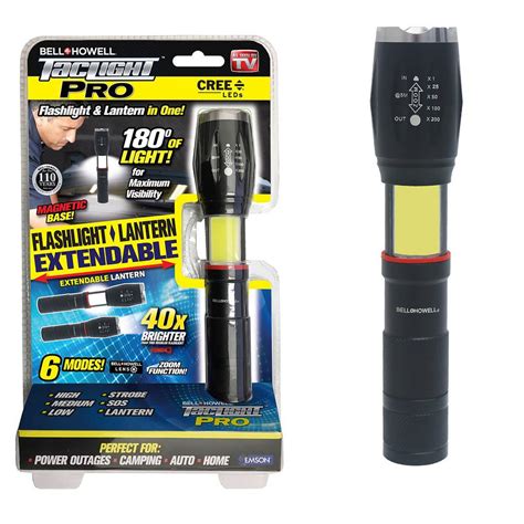 BELL+HOWELL TacLight Pro 2-in-1 Flashlight And Lantern With Zoom And