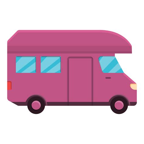 Motorhome camp icon, cartoon style 14360771 Vector Art at Vecteezy