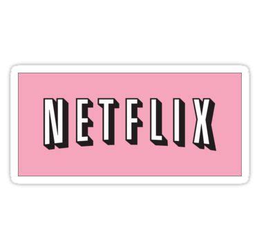 Pink Netflix Logo Sticker by modernfeminist