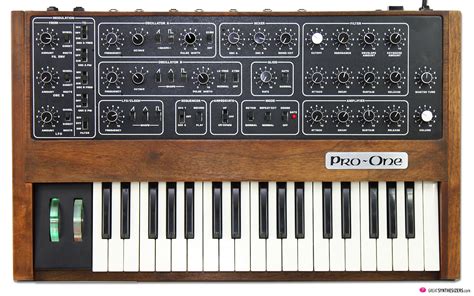 Sequential Pro-One - best vintage monophonic? - GreatSynthesizers