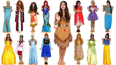 Every Disney Princess Costume Ever for Halloween. Totally TV - YouTube