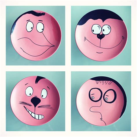 Cartoon Dish Faces on Behance