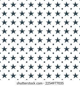 Navy Blue Stars Dots On White Stock Vector (Royalty Free) 2254977035 ...