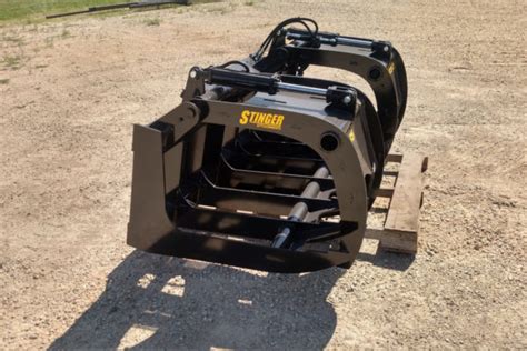 Skid Steer Root Grapple Bucket for Sale | Stinger Attachments