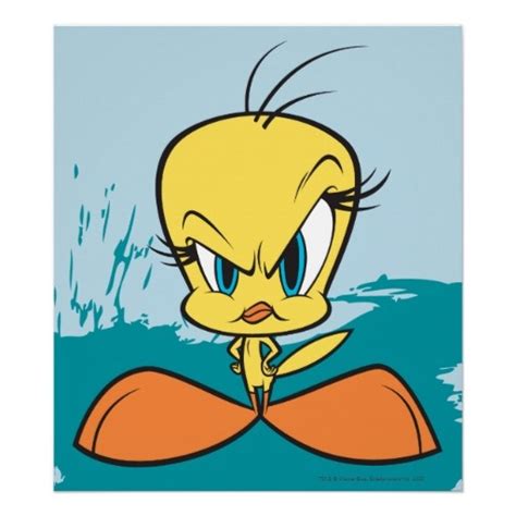 Angry Tweety Poster | Zazzle.com in 2022 | Tweety bird drawing, Tweety bird quotes, Tweety