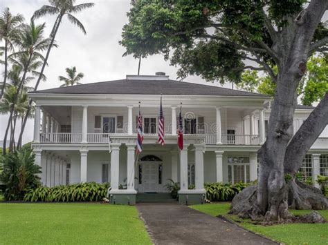 Washington Place N Honolulu Hawaii Editorial Stock Photo - Image of tourist, august: 79645858