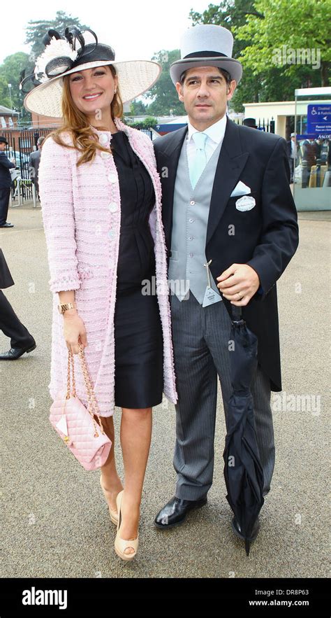 Karen Brady and her husband Paul Peschisolido Royal Ascot at Ascot Racecourse - Ladies Day, Day ...