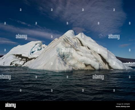 Icebergs floating in the Labrador Sea, Nuuk Fjord, Sermersooq ...