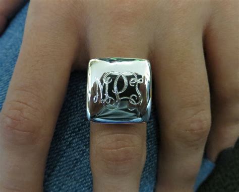 Personalized Sterling Silver Ring