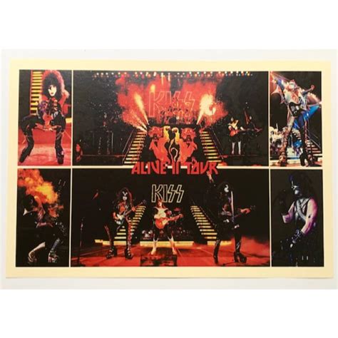 Sold Price: KISS 1977-1978 Alive 2 Tour Concert Poster - Invalid date EDT