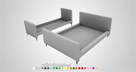 My Sims 4 Blog: Josef and Scandinavian Bed Frames by KiaraRawks