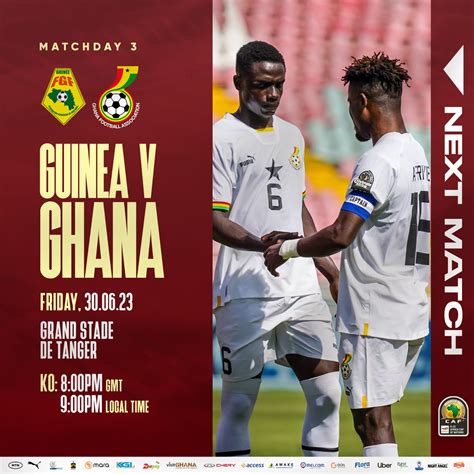 CAF announce Match Officials for Guinea vs Ghana clash - Ghana Football ...