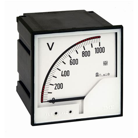 IME ANT6 AL96DC Analogue Meters with Alarms for Direct Voltage 96x96mm | Rayleigh Instruments