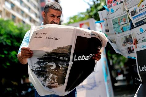 Amid National Crisis, Lebanon’s Only English Daily Publishes Blank ...