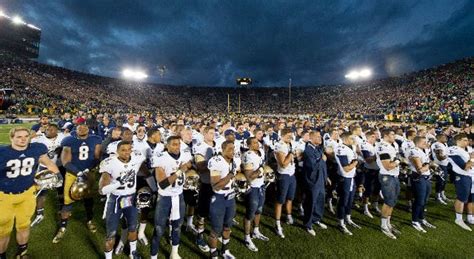 The Notre Dame Navy Football Rivalry // UHND.com