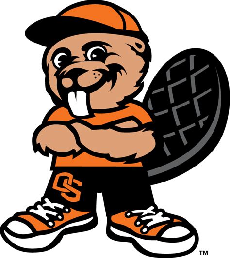Oregon State Beavers Mascot Logo - NCAA Division I (n-r) (NCAA n-r) - Chris Creamer's Sports ...