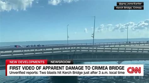 New video shows damage to Crimea bridge | CNN