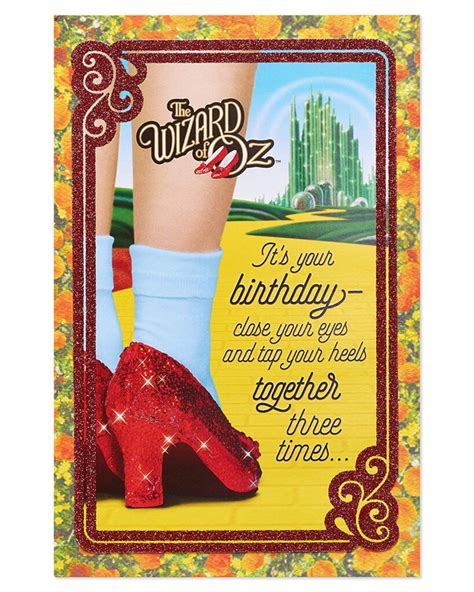 Wizard Of Oz Birthday Card Printable - FreePrintable.me