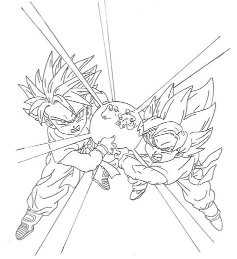 Goku Kamehameha Coloring Pages