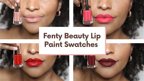 Fenty Beauty Lip Paint Swatches - Cmichellestyles.com