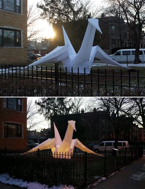 15 Giant Origami Installations That Will Amaze You | Origami ...