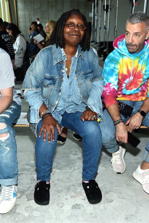 Great Outfits in Fashion History: Whoopi Goldberg's Canadian Tuxedo at New York Fashion Week ...