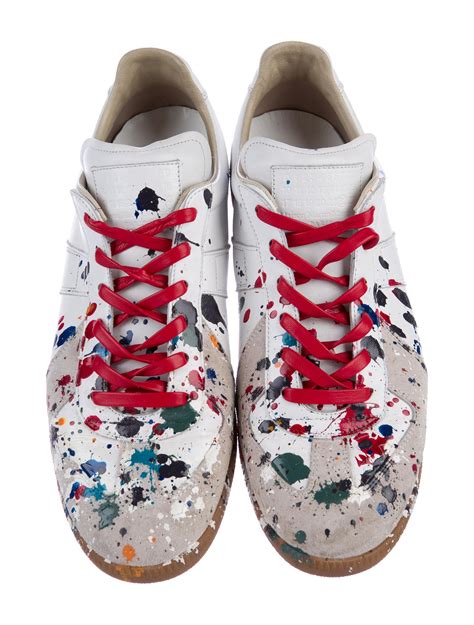 Maison Margiela Replica Paint Splatter Sneakers - Shoes - MAI31478 | The RealReal