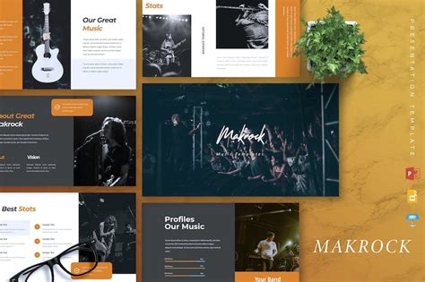 218 PowerPoint Music Presentation Templates