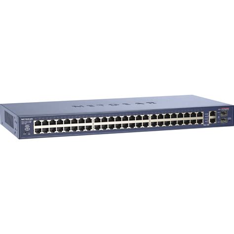 Netgear ProSafe 48-Port 10/100 Smart Switch with 2 FS750T2NA B&H