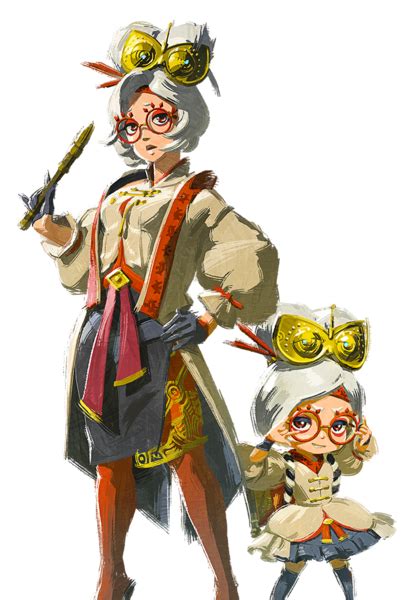 File:Purah - TotK Character Profile art.png - Zelda Dungeon Wiki, a The ...