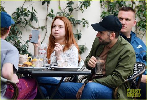 Lindsay Lohan & Bader Shammas Share A Sweet Moment During Lunch In NYC: Photo 4808153 | Lindsay ...