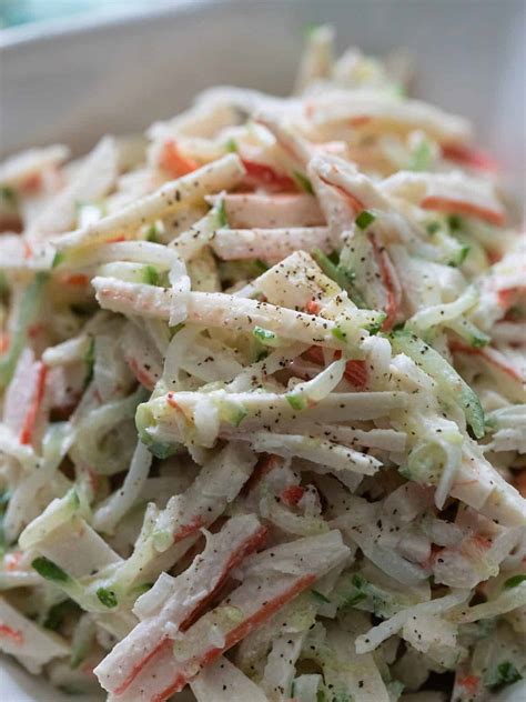 Japanese Crab Salad (Kani Sarada) | Coriander & Lace