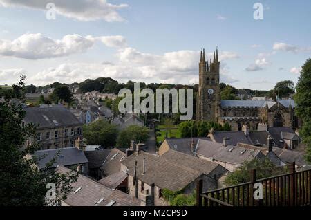 Rooftop view of Tideswell Church, Derbyshire England UK Stock Photo - Alamy