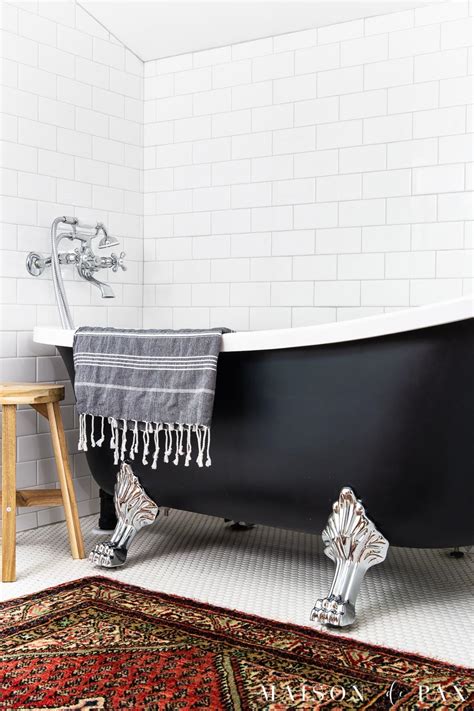 How to Paint a Clawfoot Tub - Maison de Pax