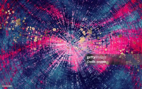 Abstract Magenta And Dark Blue Sparkling Radial Motion Background High ...