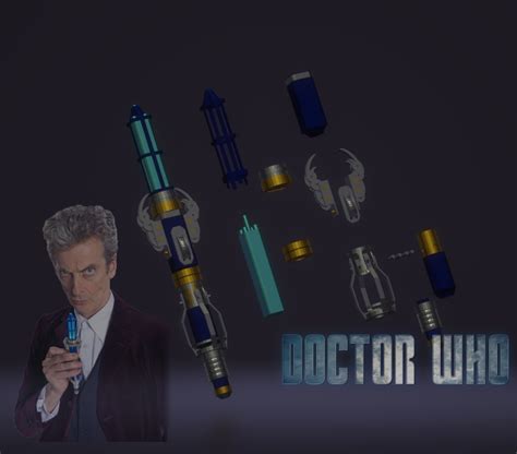 STL file Doctor Who Sonic Screwdriver 12th Peter Capaldi 🩺・Template to ...