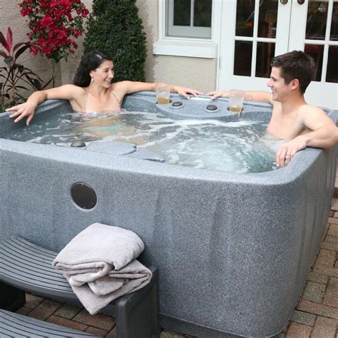 AquaRest Spas Select 150 4-Person Plug and Play Hot Tub with 12 ...