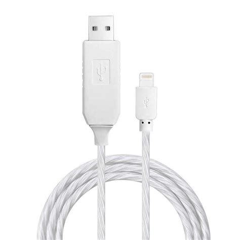 apple iphone/USB C charger cable with led night light