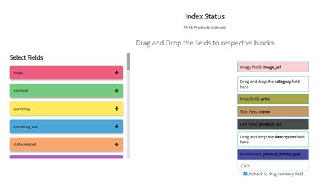 Field Mapping - Expertrec custom search engine