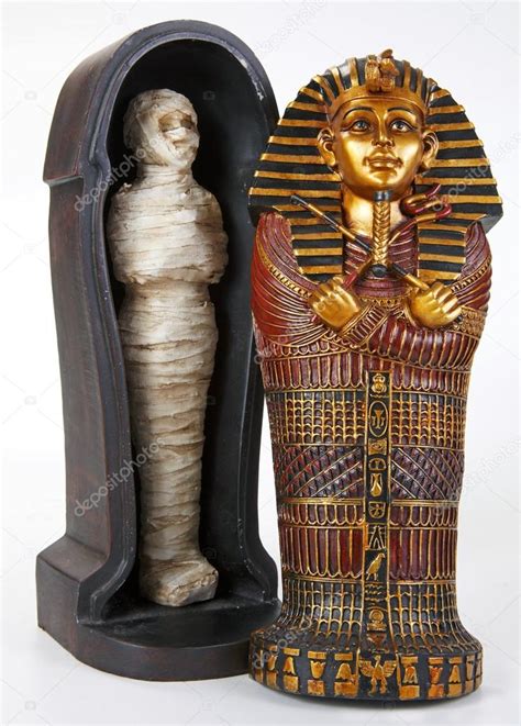 Toy sarcophagus with mummy — Stock Photo © rocharibeiro #69242507