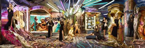 The Kardashians Christmas Card by David LaChapelle