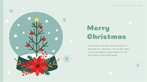 Happy Christmas template google slides|Lifestyle