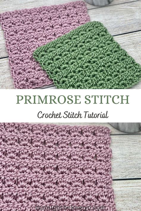 Crochet primrose stitch – Artofit