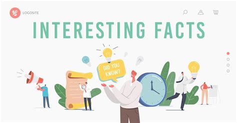 Premium Vector | Interesting Facts Landing Page Template. Did You Know ...