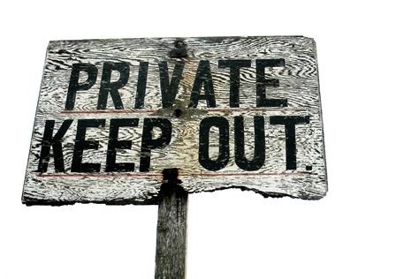 Private Keep Out Sign Free Stock Photo - Public Domain Pictures